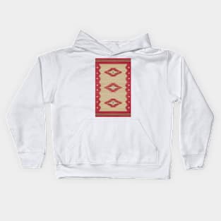 navajo , aztec, kilim , southwest  , woven texture , Kids Hoodie